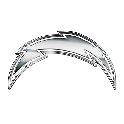 Los Angeles Chargers Silver Logo vinyl decal